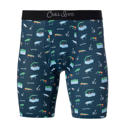 Fishing boxer briefs fishing tackle underwear