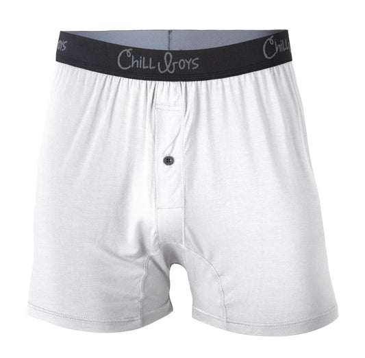 White performance boxers white mens underwear