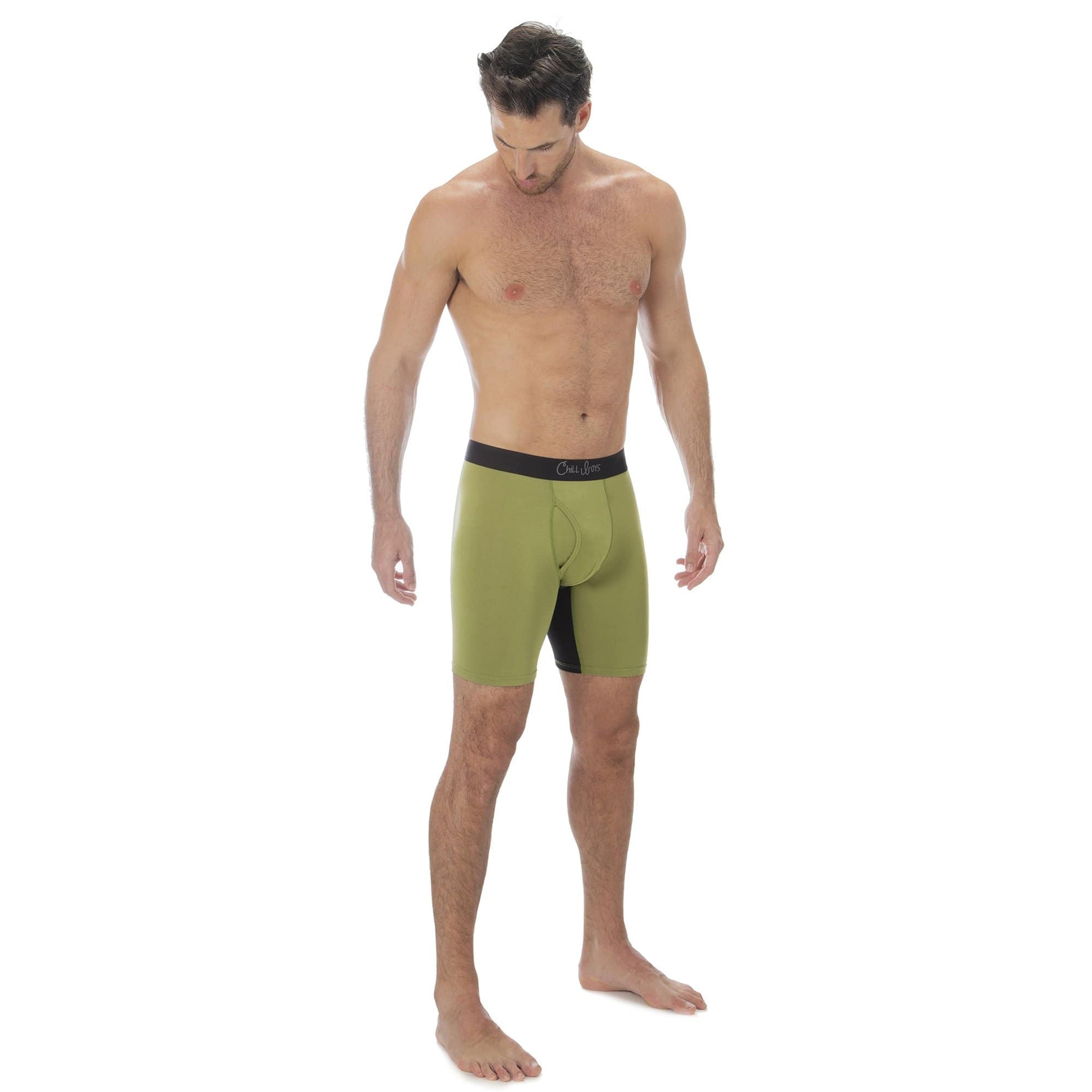 STEP ONE | Mens Bamboo Boxer Brief (Longer) | Anti Chafe, Moisture Wicking  Under